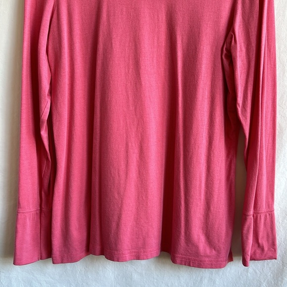 a.n.a dusty rose long sleeve scoop neck top, size L - Picture 3 of 6